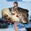Action Game The Binding Of Isaac Microfiber Printed Beach Towel Mountain Climbing Beach Swimming Running Absorbent Soft Towel
