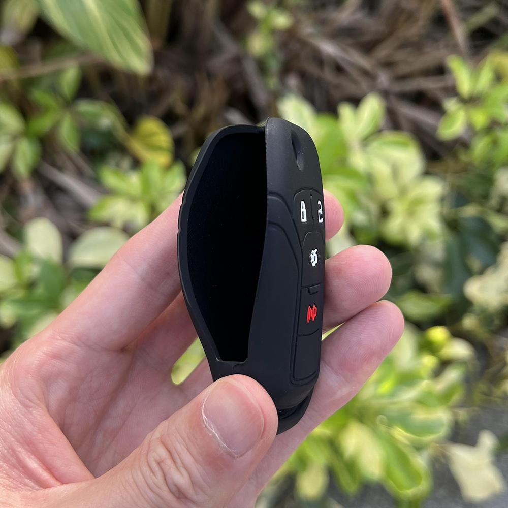 Silicone Car Key Case Shell Keychain Accessories for Ford Fusion 2013 2014 2015 Fiesta Mustang F150 F-15 4Button Flip Remote