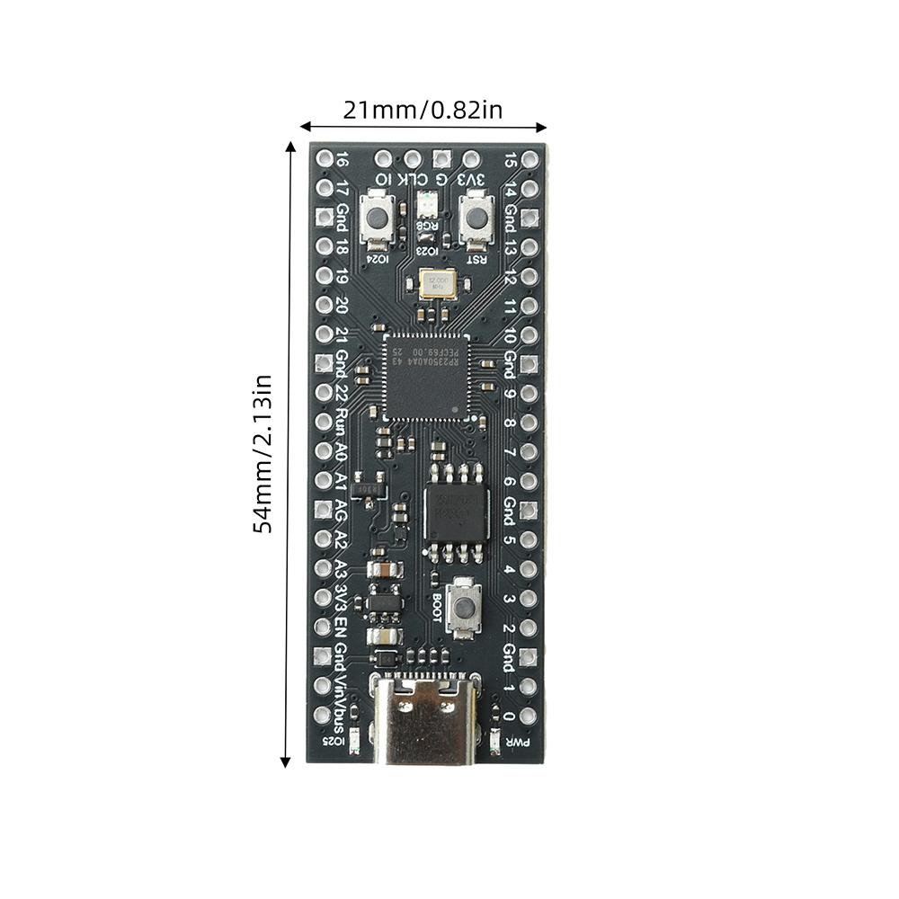 RP2350A Development Module 520KB SRAM USB Host Device Mode Hardware Encryption OTP Memory For Student Learning