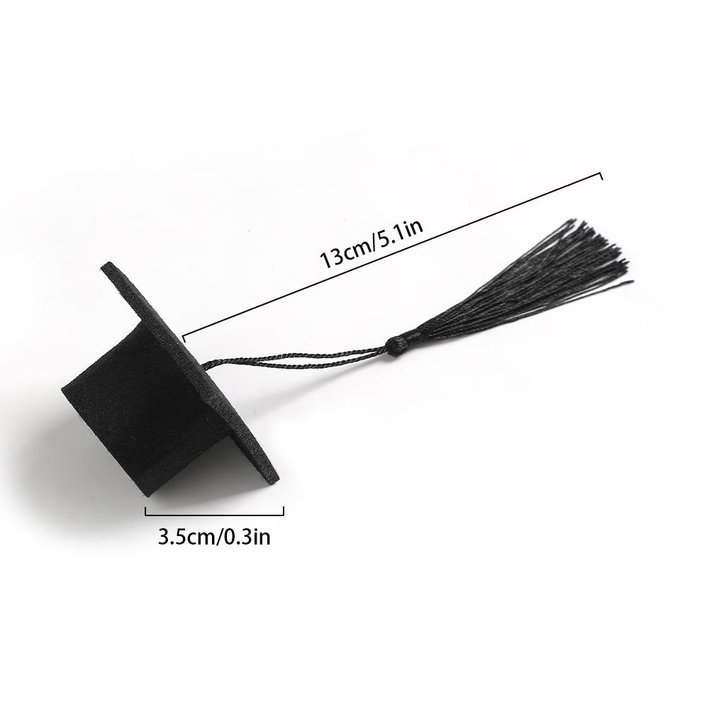 5/10Pieces Mini Graduation Hats For Christmas Home Decoration Graduation Wine Bottle Decor DIY Children's Hair Card Accessories