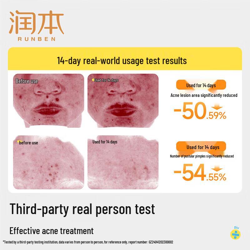 RUNBEN Teen Acne Control Face Wash