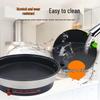 Versatile Electric Griddle with Non-Stick Deep Frying Pan and Single-Sided Heating for Pancakes and Pot Stickers