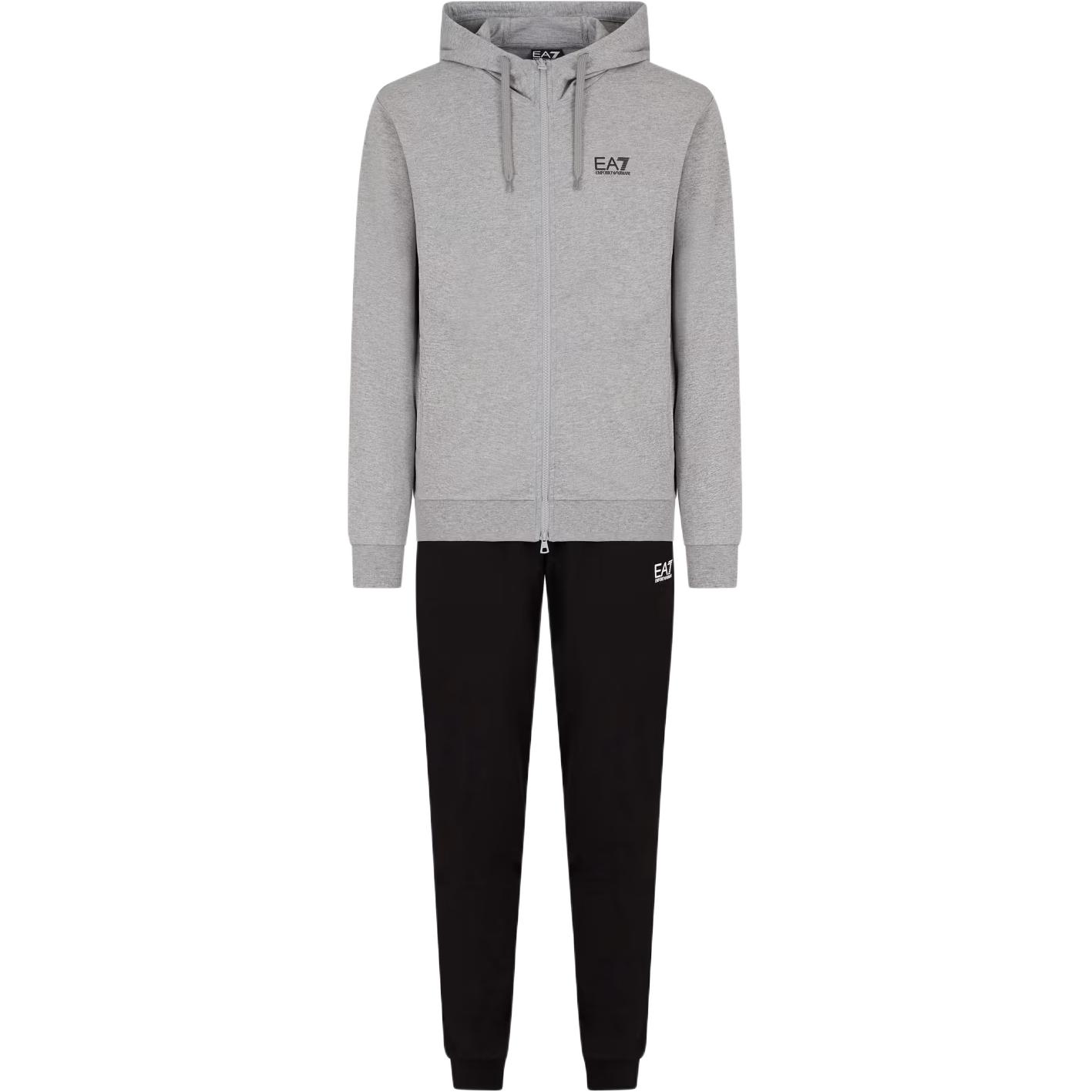 Emporio Armani EA7 Спортивный костюм с капюшоном на молнии, с длинным рукавом, повседневный Мужской костюм 8NPV63-PJVRZ-29BA S