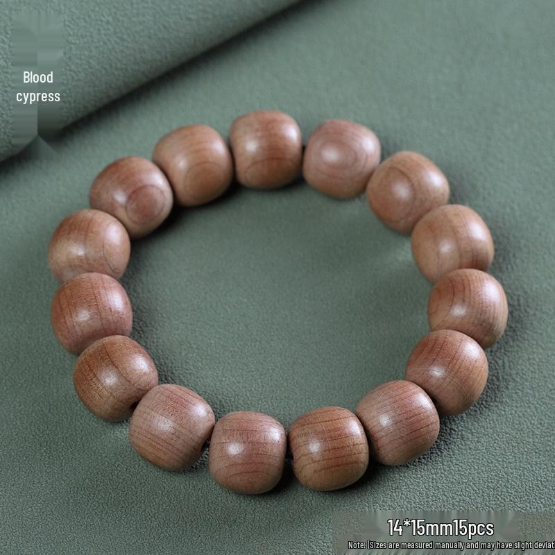 Temple Sandalwood Multi-Treasure Buddhist Rosary Beads Bracelet - Wenge Accessories Gift