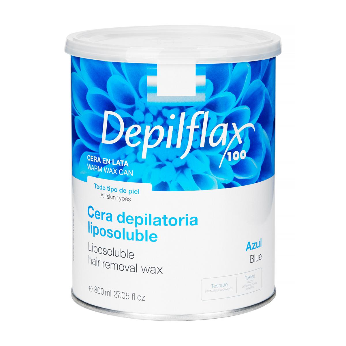 Depilflax Wachs zur Haarentfernung Dose 800ml Azulen