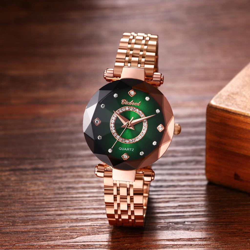 Cute and Popular Adjustable Stainless Steel Quartz Stylish Fashion Watch Perfect for or As a Gift for Her Women's Watch, Waterproof Length, Watch, -