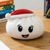 Stress Reduction Gadget Cartoon Expression Dumpling Squeeze Toy Santa Hat Steamed Bun Fidget Ball Relief Dough Relaxation Decompression Tool Kids
