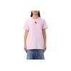 Pinko Pattern Letter Print Round Neck Pullover Short Sleeve T-Shirt Women T-shirts Pink 100789A1P8-N78