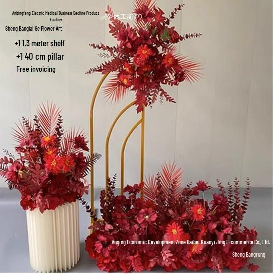 Seidenblumen-Gangdekorationen für Hochzeiten und Verlobungen
