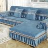 Plush Sofa Covers Four Seasons Sofa Towel Fabric Seat Cushion Backrest Towel Simple Modern Couch Cover Non-slip Sofa Bed Cover