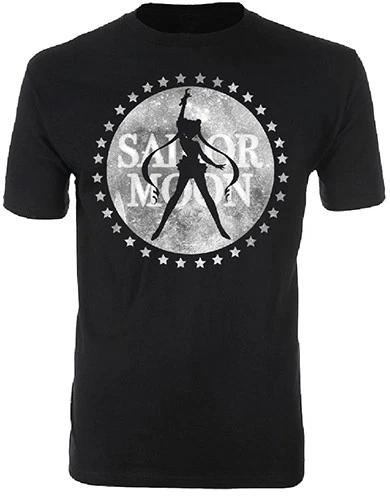 2026 New Cotton Summer Tshirt Leisure and Comfortable Sailor Moon Mercury Mars Jupiter Venus Black TShirt Anime