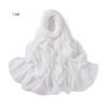 Women Big Size Plain Solid Cotton Rayon Crease Hijab Scarf Lady High Quality Wraps and Shawls Musulman Headband Islamic Turban