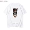 Chief Keef Aesthetic Anime T-shirts Hip Hop Manga Tshirt 100% Cotton Cute Cartoo