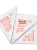 Disposable Piping Bag Nozzle Set for Cream, Meringue, Cookies, Cake Baking - Home & Commercial Use.