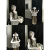 New imitation fox fur vest women's autumn and winter high-end stand-up collar sleeveless fur integrated fur coat