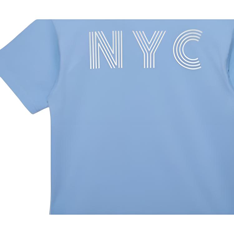 New Era FW22 MLB Letter Print Logo Short Sleeve T-Shirt Unisex T-Shirts Blue 13470706