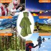 Portable Aluminum Foil Outdoor Camping Emergency Insulation Blanket Raincoat, -hypothermia And Cold-proof Life-saving Blanket