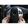 2010-2013 Cover Trim Steering Wheel Button Frame Matte Silver Fit For BMW X1 E84