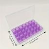 New Diamond Painting Tools Kit with Funnel Point Drill Plate Diamond Pens Clay and Purple 28 Grids Storage Box Accessories