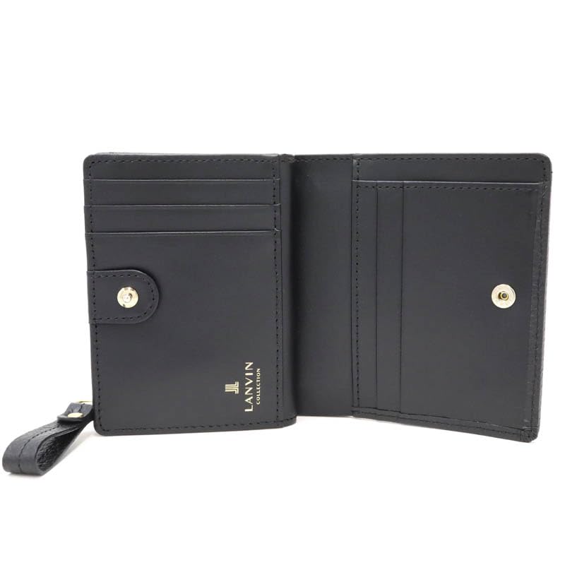 Bifold Wallet Leger Purse Black [Lanvin Collection] 65-6250 Women's