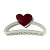 Hair Claw Heart Design Hair Clip for Women Stable Grip Back Head Hair