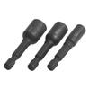 6pcs Screw Tap Socket Adapter Set 412mm Extension Bar for Electric Drills