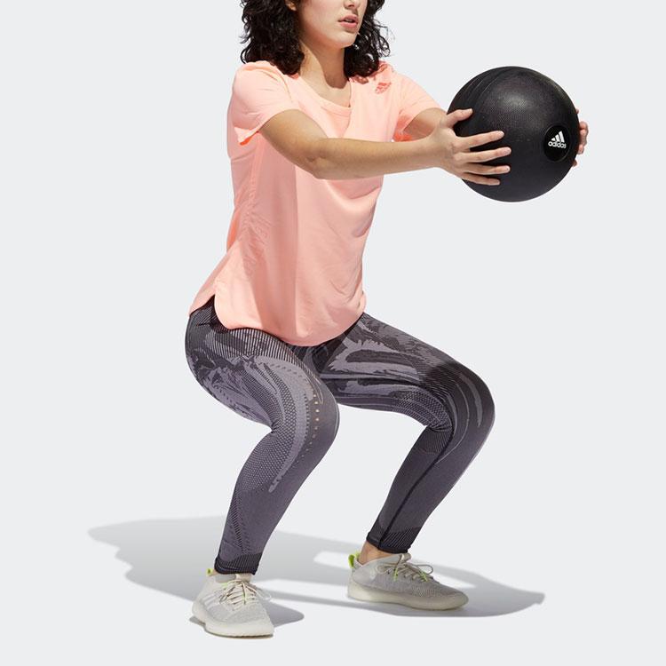 Adidas Trg Tee H.Rdy Training Sports Quick-Dry Breathable Short Sleeve T-Shirt Women Tops Light-Flash-Orange GF1960
