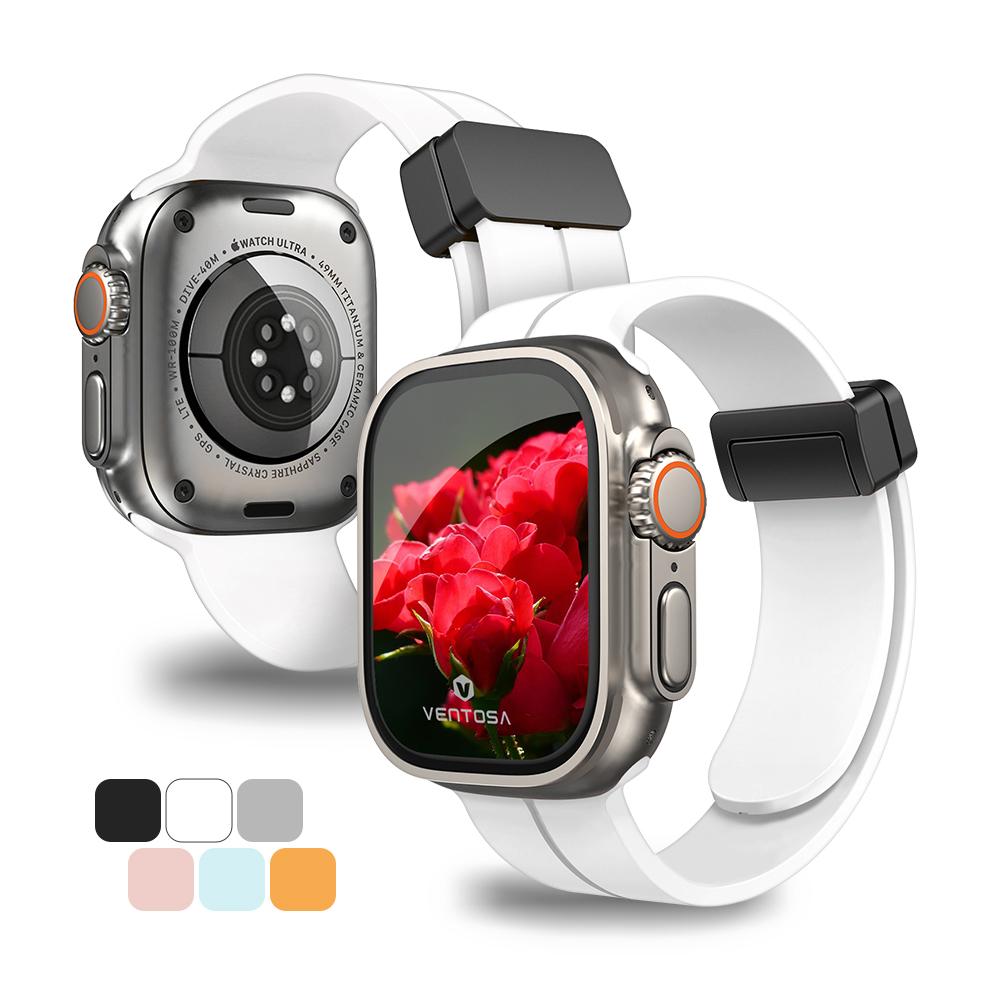 Bentosa Apple Watch Compatible Silicone Strap
