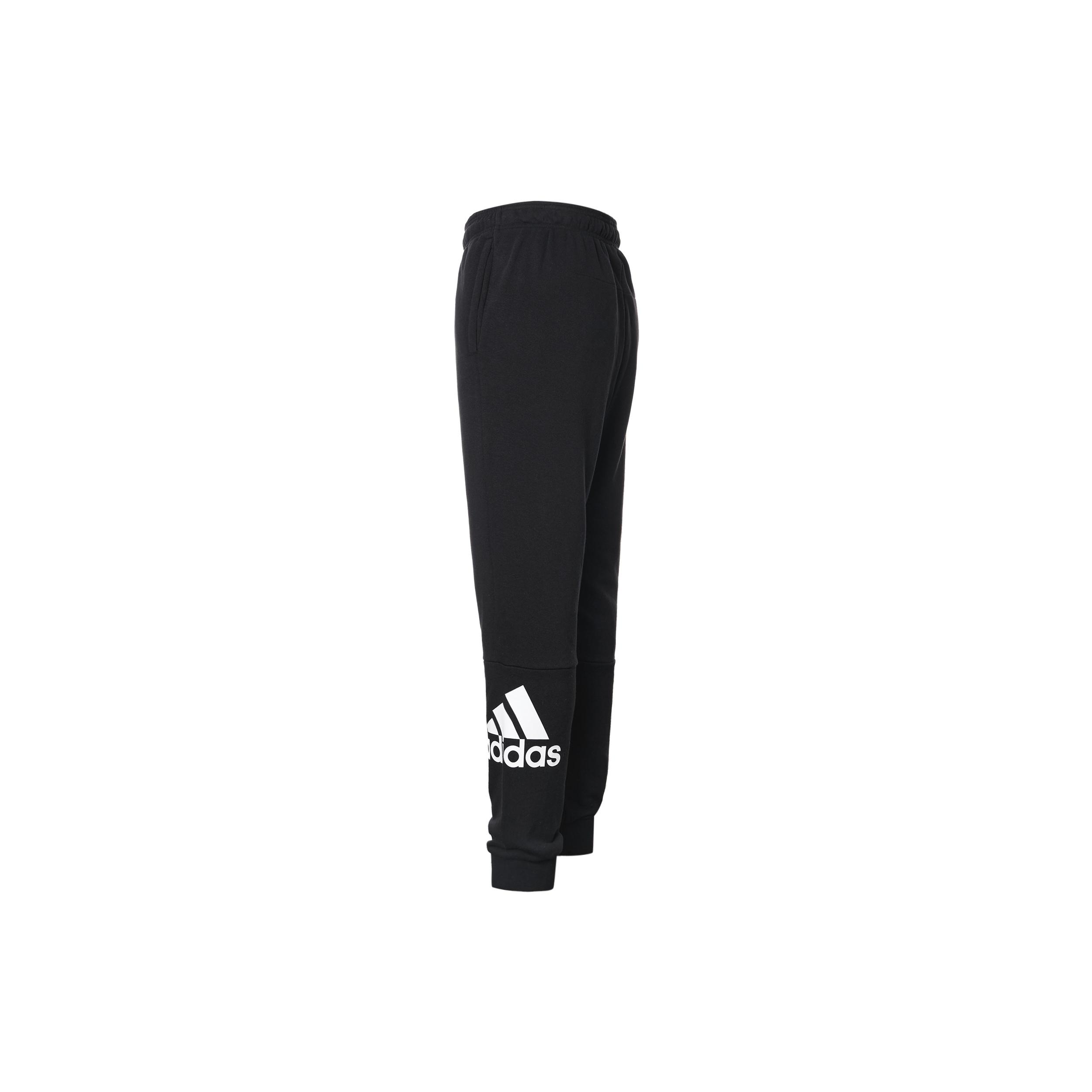 adidas Stylish Knit logo Bundle Feet Sports Long Pants Black Men s DQ1445 L