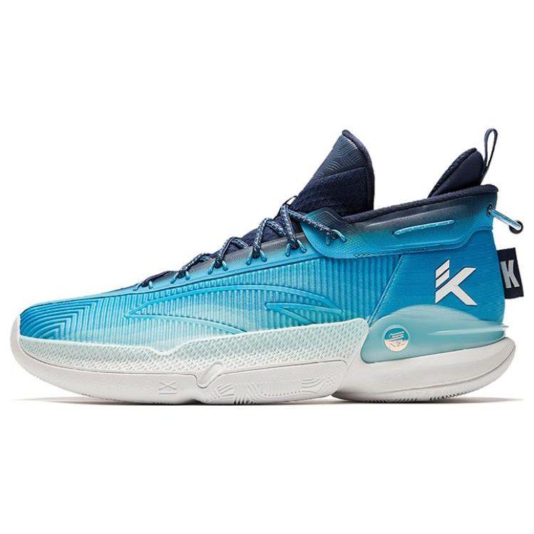 Anta KT9 Thompson 9 Water Rhyme Men Mid Top Basketball Shoes Blue 112341101-7 40