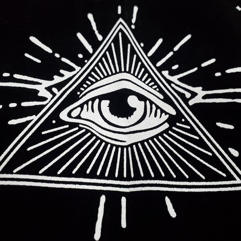 Square Flannel Tarot Altar Cloth Card Board Game Astrology for Oracle Card Pad Table Cover Card Mat Divination Tableclot