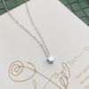 S999 Sterling Silver Five-Pointed Star Clavicle Necklace for Women - Simple Luxury Design