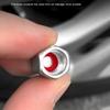 WCCZ3 Car Styling Metal Car Tire Valve Caps Dust Prevention Accessories For Alfa Romeo 156 159 147 4C 8C 166 Giulia Giulietta Mito
