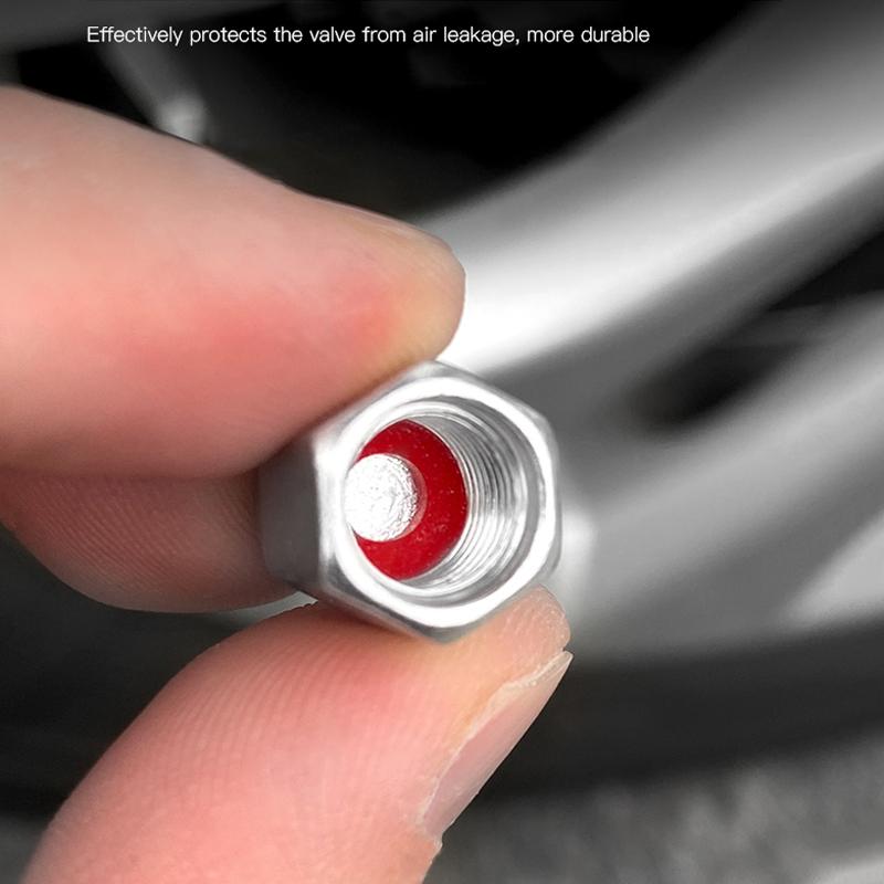 WCCZ3 Car Styling Metal Car Tire Valve Caps Dust Prevention Accessories For Alfa Romeo 156 159 147 4C 8C 166 Giulia Giulietta Mito