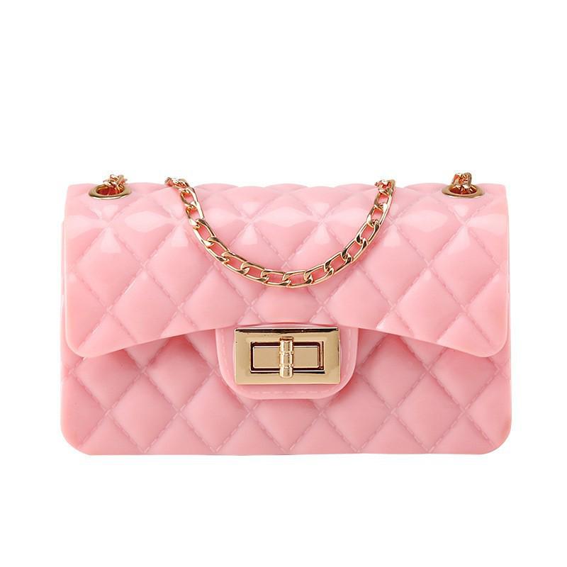 Argyle Jelly Small Handbag 2024: Fashionable & Versatile Shoulder Chain Bag for Women