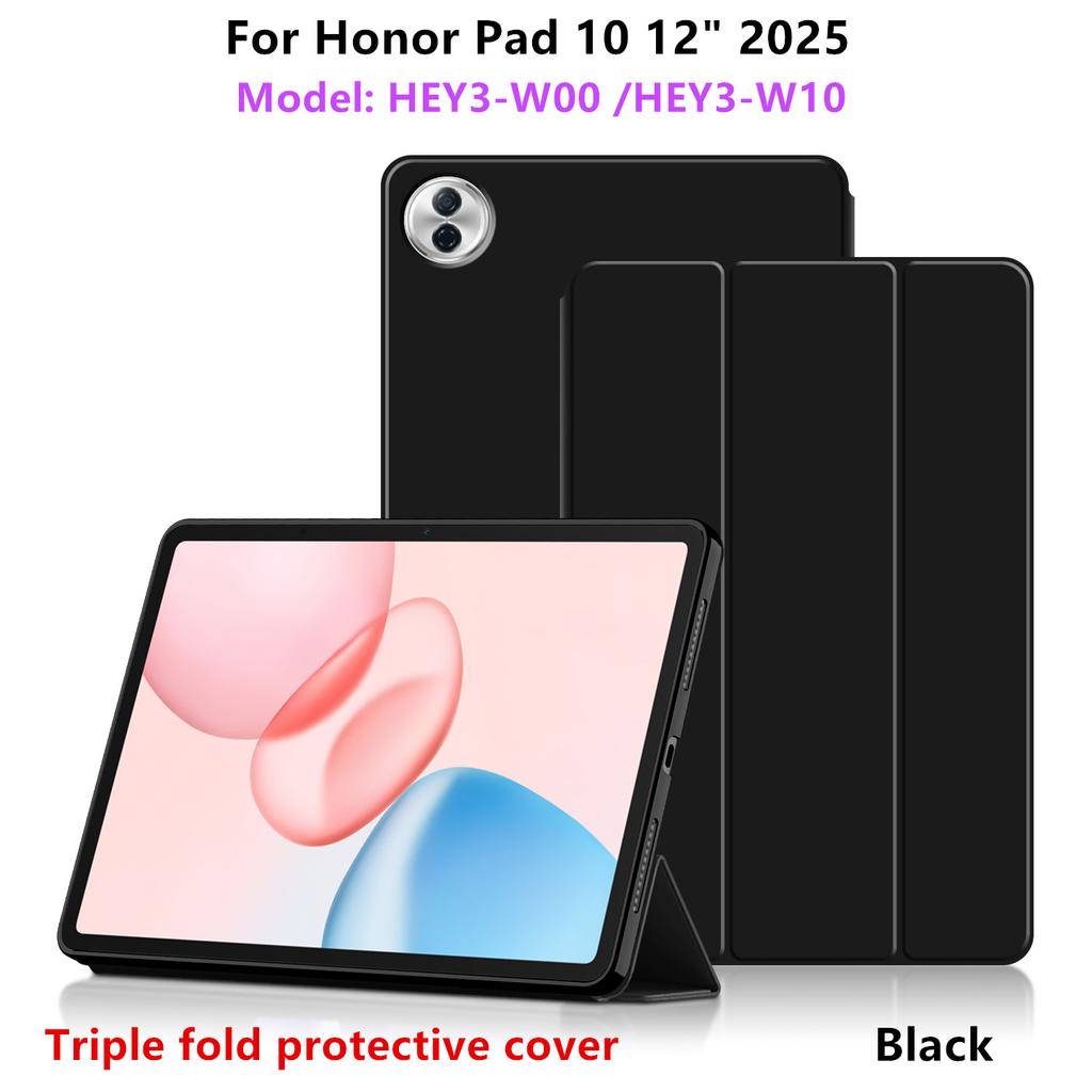 For Huawei Honor Pad 10 Case 2025 HEY3-W00 W10 12.1 Inch Stand Cover Funda For HONOR Pad 10 Pad10 12.1'' Tablet Case TPU Shell