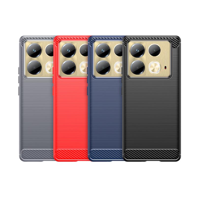 For Funda Infinix Note 40 Case Infinix Note 40 Note 40 Pro Cover Brushed Shockproof TPU Protective Phone Cover Infinix Note 40