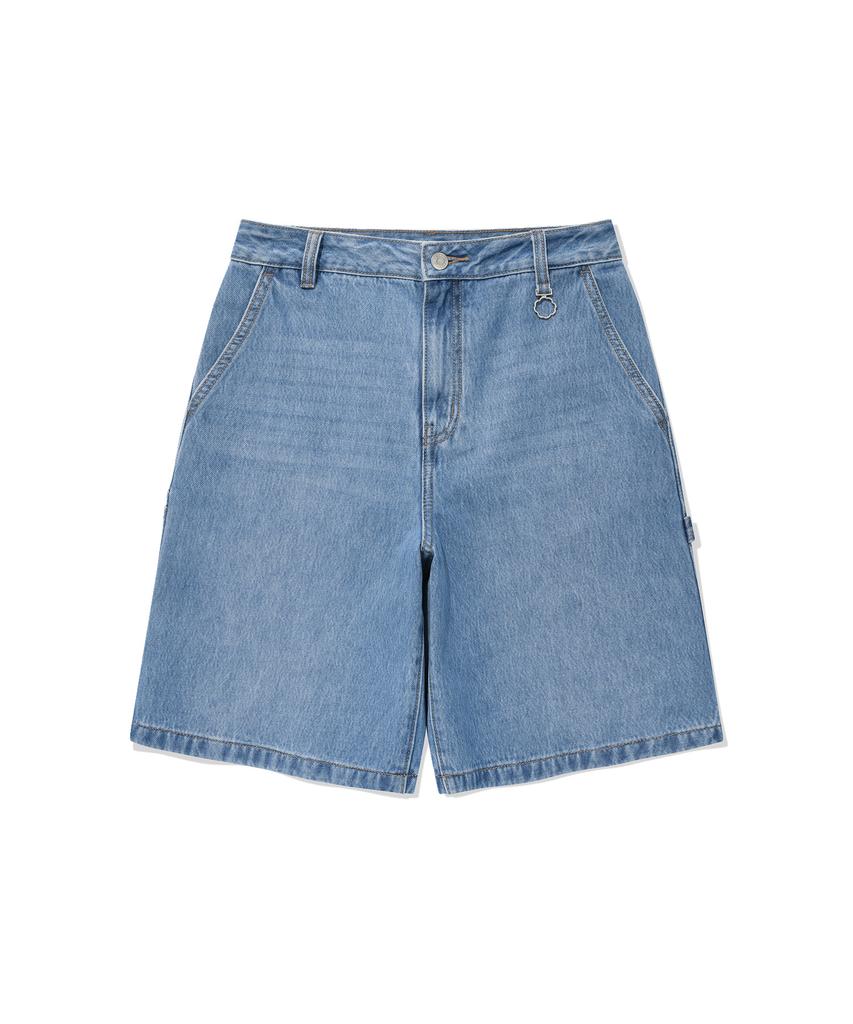 Covernat Woman Bermuda Denim Shorts Blue