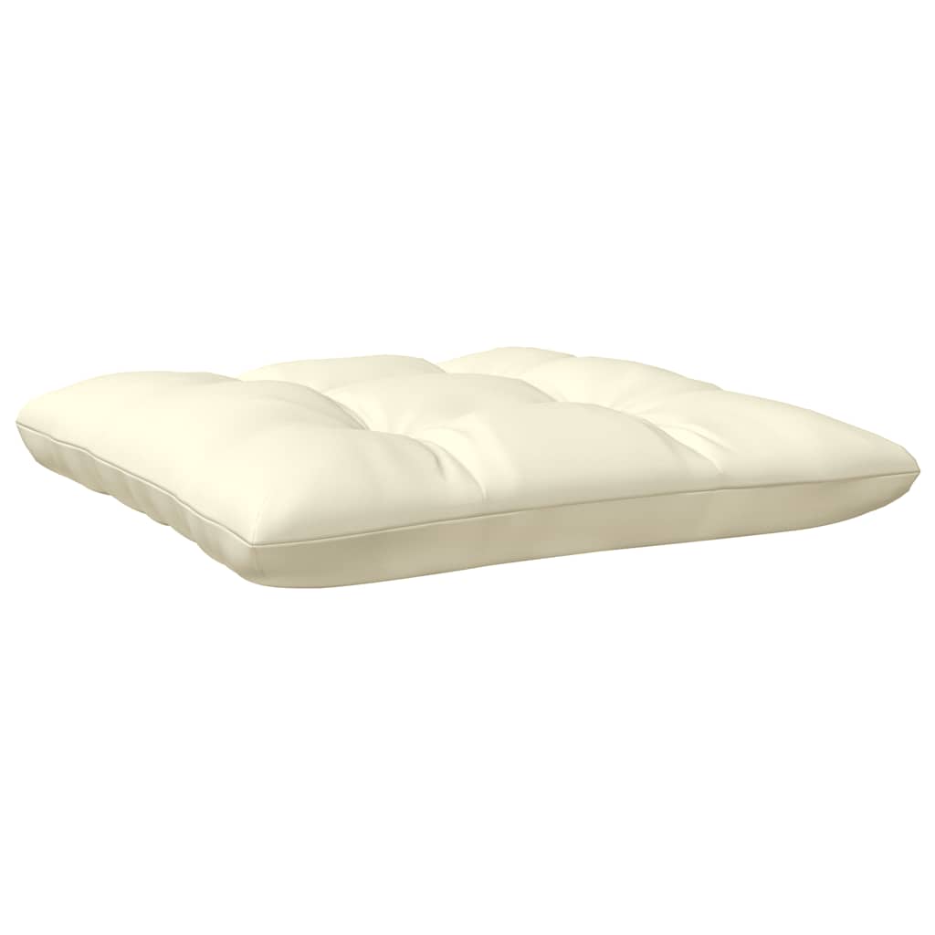Vidaxl 2-Seater Garden Sofa with Cream Cushions, Pine Wood