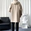 ROMON Men's Mid-Length Lightweight Trench Coat
