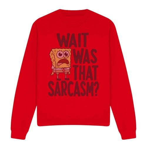 SpongeBob SquarePants Unisex Adult Sarcasm Sweatshirt