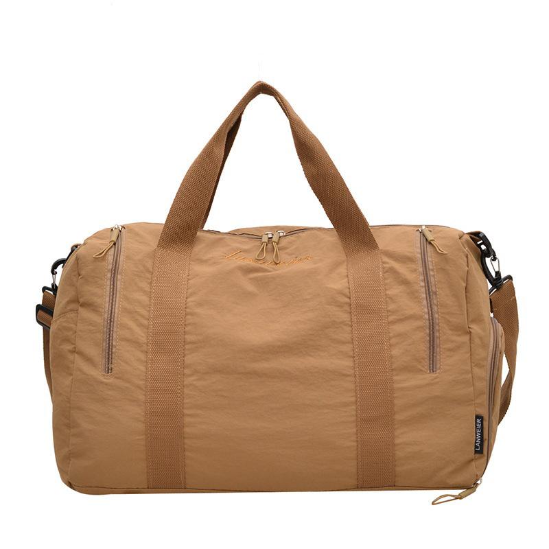 Fashionable Lightweight Gym Bag with Shoe Compartment – Large Capacity Crossbody and Handheld Travel Bag