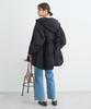 Music Drawstring Black [Earth & Ecology] Outerwear, Mid-Length Hoodie, Women's,