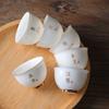 Dehua White Porcelain Teacup Master Cup Ceramic Single Cup Brewing Tea Tasting Cup Suet Jade Kung Fu Teacup Drinking Tea Small Cup