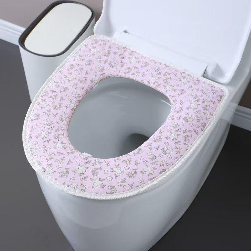 Comfortable and Breathable Toilet Seat Cushion Thickened Suitable for All Seasons Waterproof Seat Cover for Household Use In Summer, Toilet