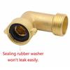 Hose Joint Faucet Mixer 90 Degree Elbow Garden Water Hose Pipe Adapter Pipe Fittings Garden Water Quick Connector Anti-leakage