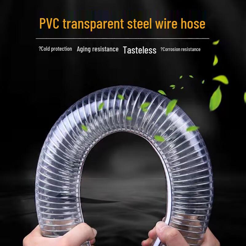 Luodeli PVC Transparent Steel Wire Hose