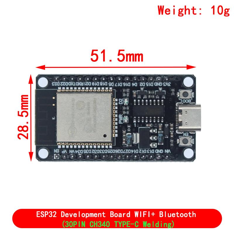 ESP32 Development Board CP2102 CH340C WiFi+Bluetooth Ultra-Low Power Consumption Wireless Module ESP32-WROOM-32 NodeMCU-32S