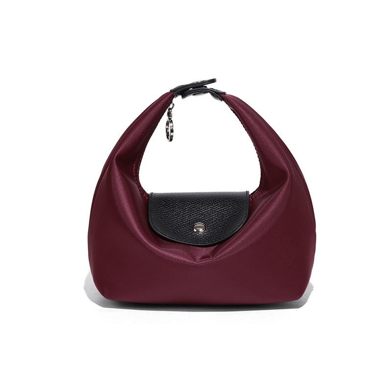 Neue wasserdichte Lunchbox-Tasche aus Polyester, modisch und lässig, handgehaltene Tofu-Tasche, vielseitige Textur, Damen-Tasche mit einfacher Schulter und diagonalem Kreuz