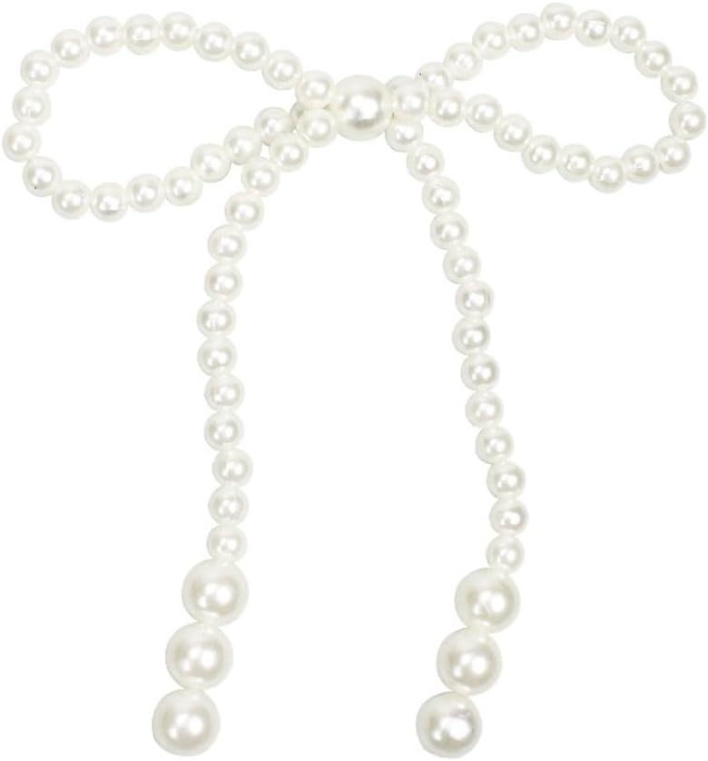 

10PCS White Imitation Pearl Bow Cake Decorations Bow Dots Cupcake Toppers for Children s Birthday Baby Shower Cake Decorations белый